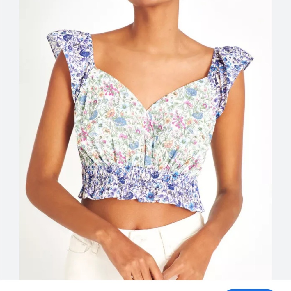 Loveshackfancy X Liberty Drea Crop Top